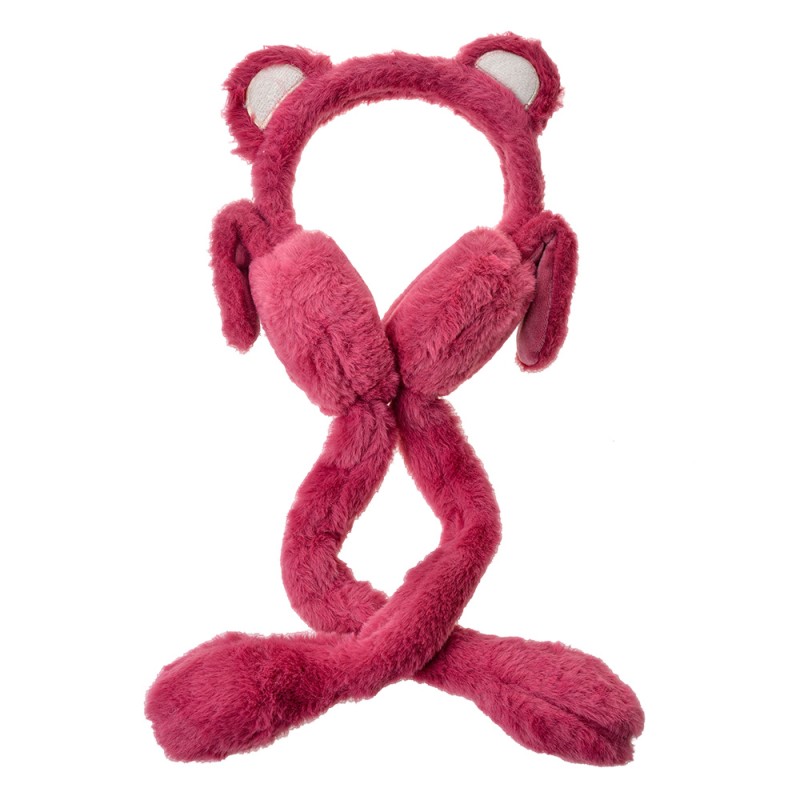 Clayre & Eef Cache-oreilles pour enfants one size Rose Peluche