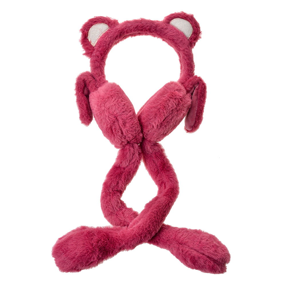 Clayre & Eef Oorwarmers Kinderen one size Roze Polyester afbeelding