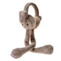 Clayre & Eef Paraorecchie per bambini one size Grigio Peluche