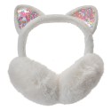 Clayre & Eef Paraorecchie per bambini one size Bianco Peluche