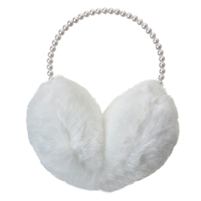 Clayre & Eef Earmuffs for Girls one size White Polyester