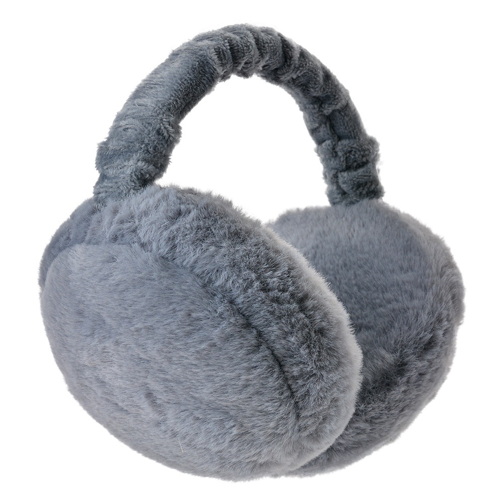 Clayre & Eef Oorwarmers one size Grijs Polyester afbeelding