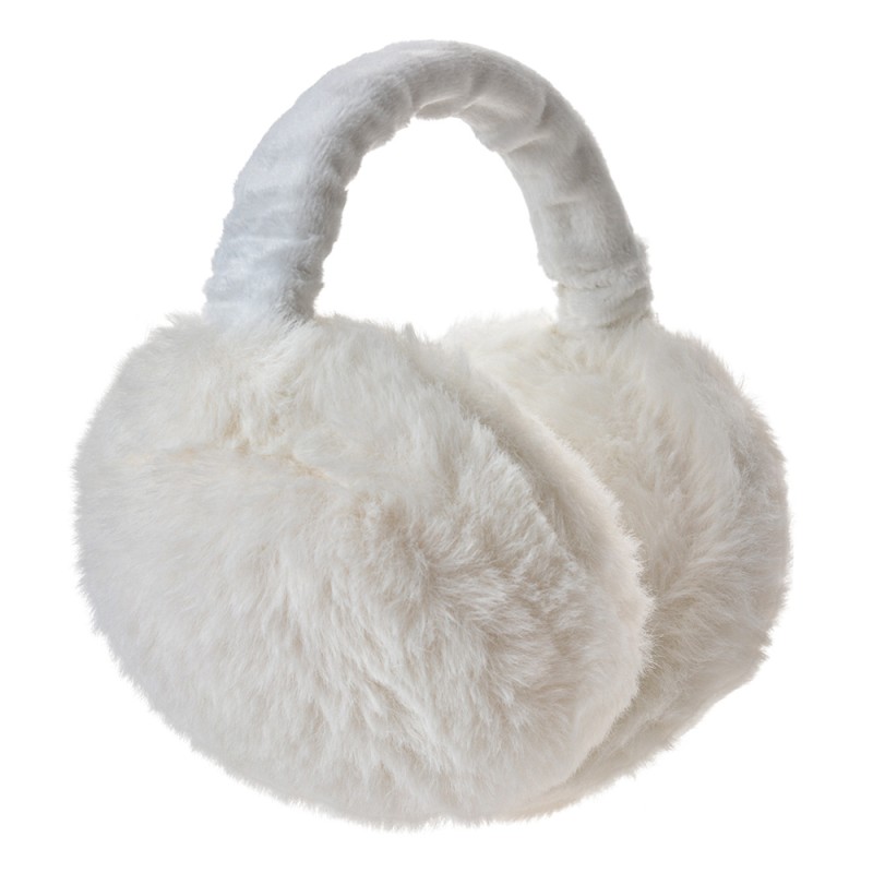 Clayre & Eef Cache-oreilles one size Blanc Polyester