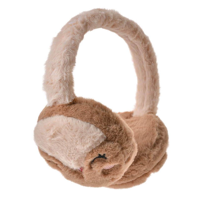 Clayre & Eef Kids' Ear Warmers one size Brown Plush