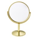 Clayre & Eef Mirror Ø 11x17 cm Gold colored Metal Glass Round