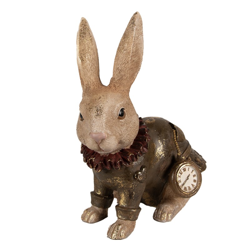 Clayre & Eef Figurine Rabbit 29 cm Brown Polyresin