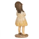 Clayre & Eef Figur Mädchen 15 cm Beige Polyresin