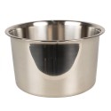 Clayre & Eef Dog Bowl 2x2000 ml Brown Iron Rectangle