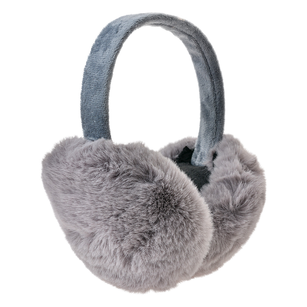 Clayre & Eef Oorwarmers one size Grijs Polyester afbeelding