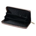 Clayre & Eef Brieftasche 19x10 cm Rosa Kunstleder Rechteck Herz