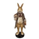 Clayre & Eef Figurine Rabbit 20 cm Brown Beige Polyresin