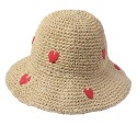 Clayre & Eef Children's Hat Beige Paper straw