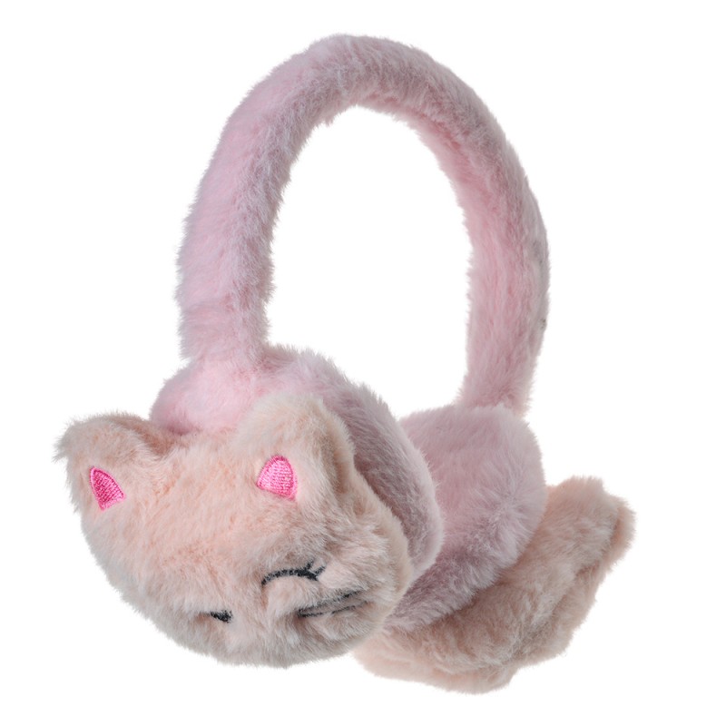 Juleeze Oorwarmers Kinderen one size Roze Polyester Kat