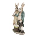 Clayre & Eef Figur Kaninchen 26 cm Braun Polyresin