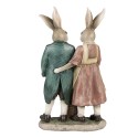 Clayre & Eef Figur Kaninchen 26 cm Braun Polyresin