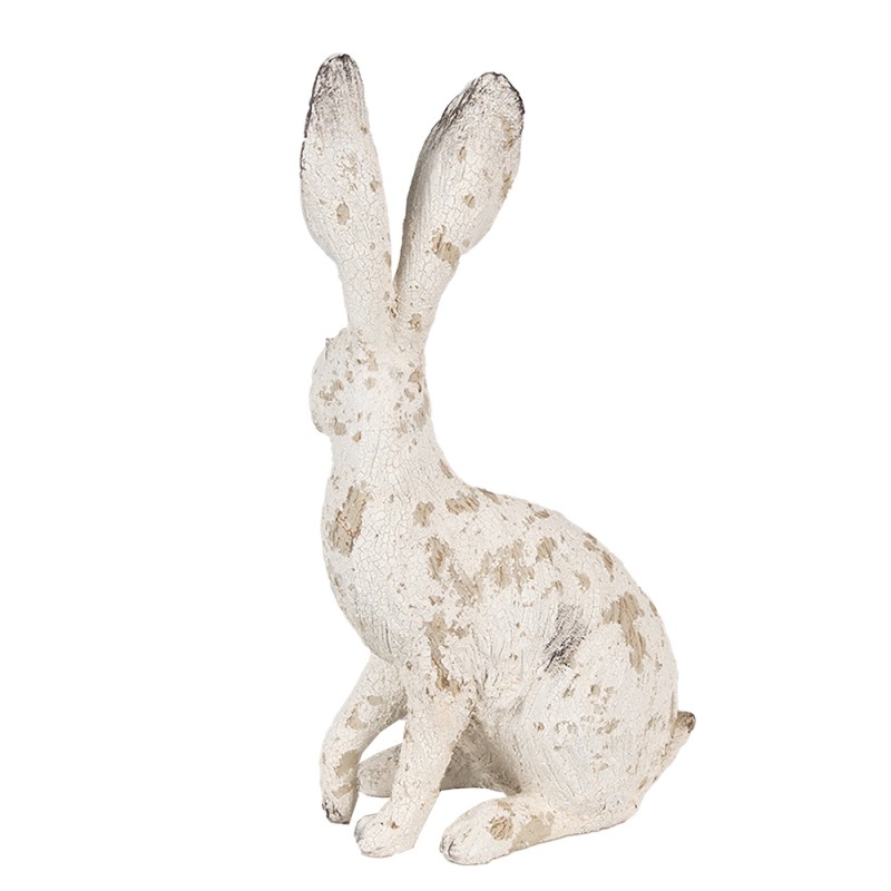 Clayre & Eef Figurine Rabbit 26 cm Beige Polyresin