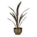 Clayre & Eef Plante artificielle 63 cm Couleur or Fer