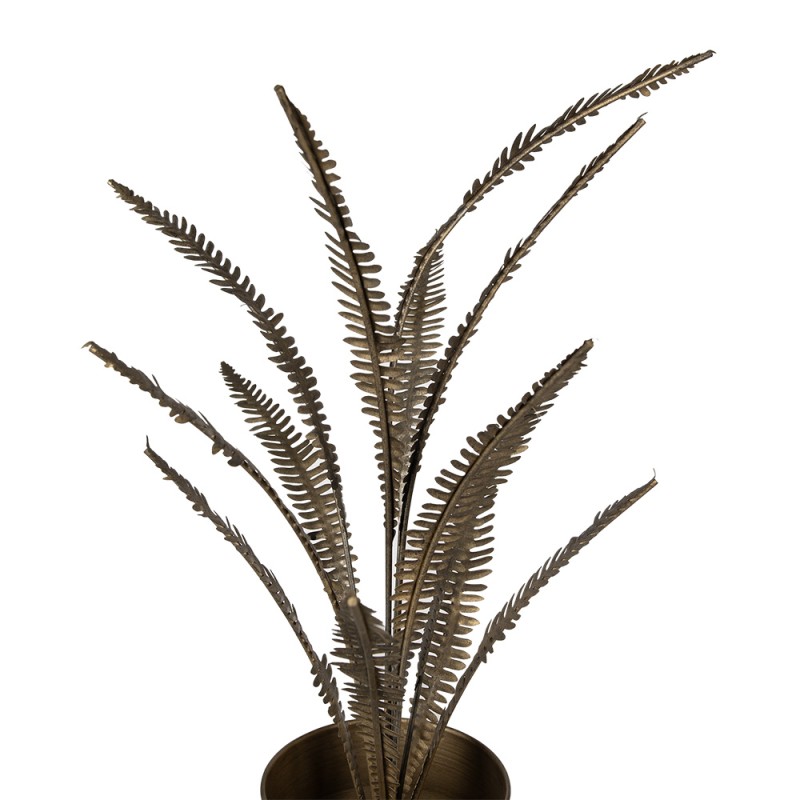 Clayre & Eef Artificial Plant 63 cm Gold colored Iron
