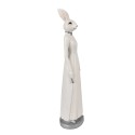 Clayre & Eef Figurine Rabbit 41 cm White Polyresin