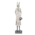 Clayre & Eef Figurine Rabbit 34 cm White Polyresin