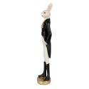 Clayre & Eef Figur Kaninchen 40 cm Beige Polyresin