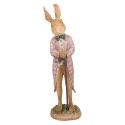 Clayre & Eef Figur Kaninchen 21 cm Braun Polyresin