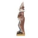 Clayre & Eef Figurine Lapin 30 cm Beige Marron Polyrésine