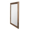 Clayre & Eef Mirror 38x58 cm Brown Wood Glass Rectangle