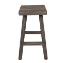 Clayre & Eef Plant Table 30x30x58 cm Brown Wood