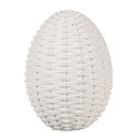 Clayre & Eef Figurine Egg 20 cm White Polyresin