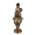 Clayre & Eef Decorative Figurine 64 cm Gold colored Polyresin Hippopotamus