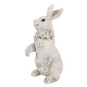 Clayre & Eef Figurine Rabbit 20 cm White Polyresin