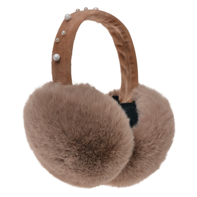 Juleeze Earmuffs for Girls Brown Polyester