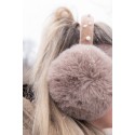 Juleeze Earmuffs for Girls Brown Polyester