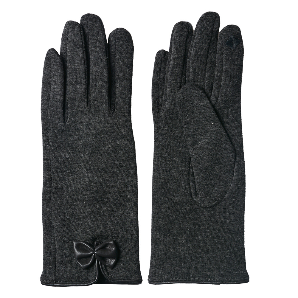 Juleeze Handschoenen Winter 8x24 cm Grijs Katoen afbeelding