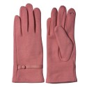 Juleeze Handschoenen Winter  8x24 cm Roze Katoen Polyester