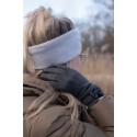 Clayre & Eef Stirnband für Frauen 10x22 cm Grau Synthetisch