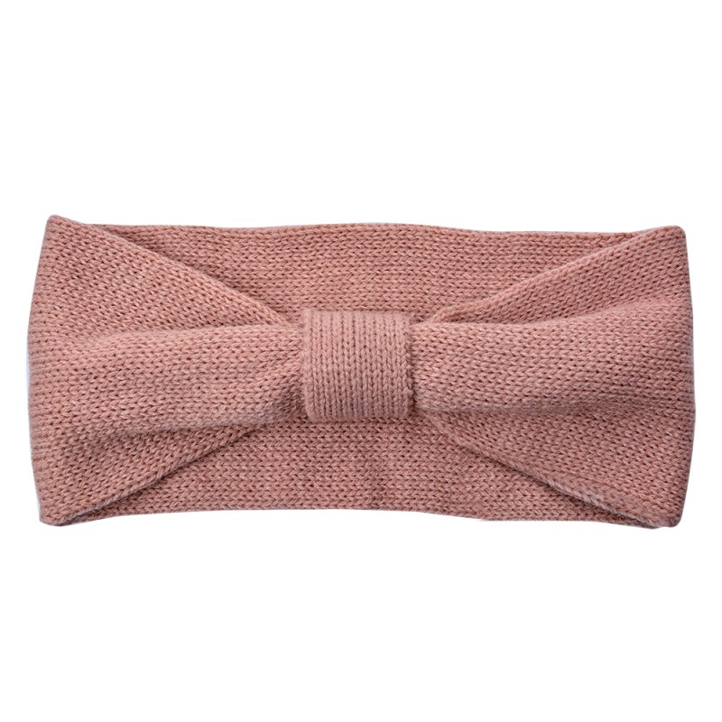 Clayre & Eef Stirnband für Frauen 10x22 cm Rosa Synthetisch