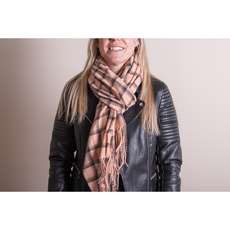 Juleeze Wintersjaal Dames  70x180 cm Roze