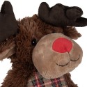 Clayre & Eef Stuffed toy Reindeer 35 cm Brown Plush