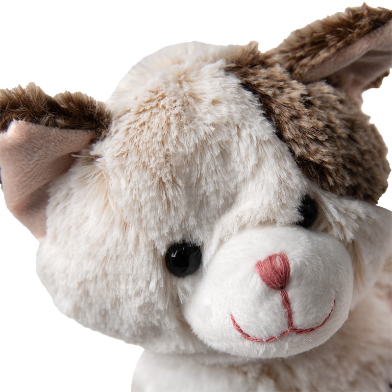 Clayre & Eef Knuffel Kat 30 cm Beige Pluche