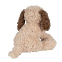 Clayre & Eef Knuffel Hond 26 cm Bruin Pluche