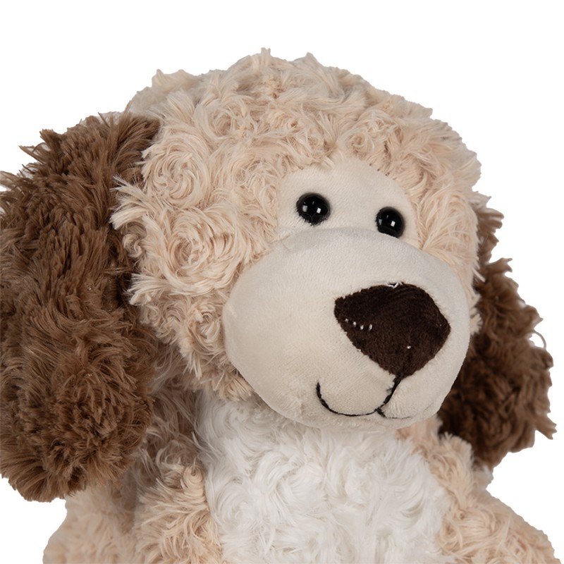 Clayre & Eef Peluche Chien 26 cm Marron Peluche