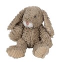 Clayre & Eef Stuffed toy Rabbit 21 cm Brown Plush
