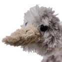 Clayre & Eef Stuffed toy Duck 39x15x10 cm Grey Plush