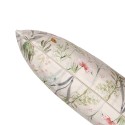 Clayre & Eef Kussenhoes  45x45 cm Beige Groen Polyester Bloemen