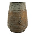 Clayre & Eef Vase Ø 19x27 cm Copper colored Concrete Round