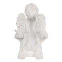 Clayre & Eef Figurine décorative Ange 36x39x51 cm Blanc Matériau céramique