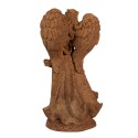 Clayre & Eef Decorative Figurine Angel 23 cm Brown Polyresin