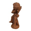 Clayre & Eef Figurine décorative Ange 14 cm Marron Polyrésine